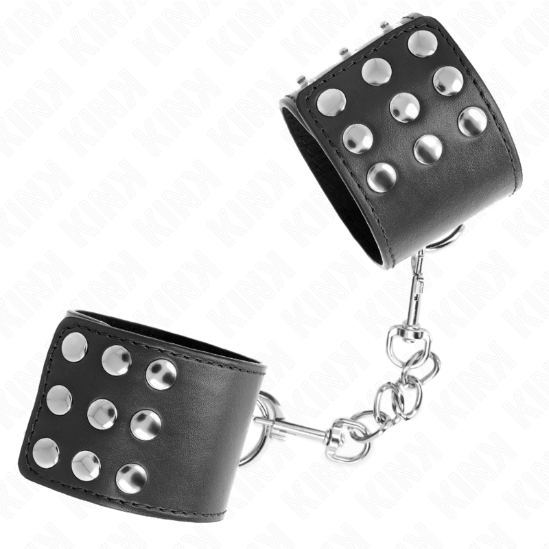 Kink - Appui-Poignets Avec Bouton-Pression Noir Réglable 19-24 Cm X 5,5 Cm - Image 2