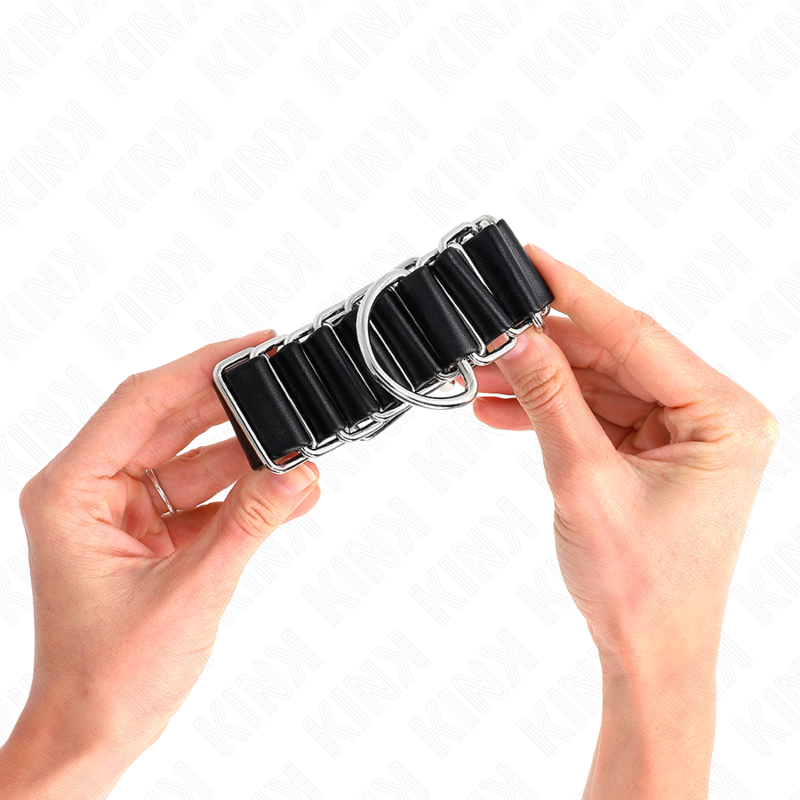 KINK - FIJNE POLSSTEUNEN ALS HENGSLES ZWART VERSTELBAAR 16-22 CM X 3,5 CM - Image 3