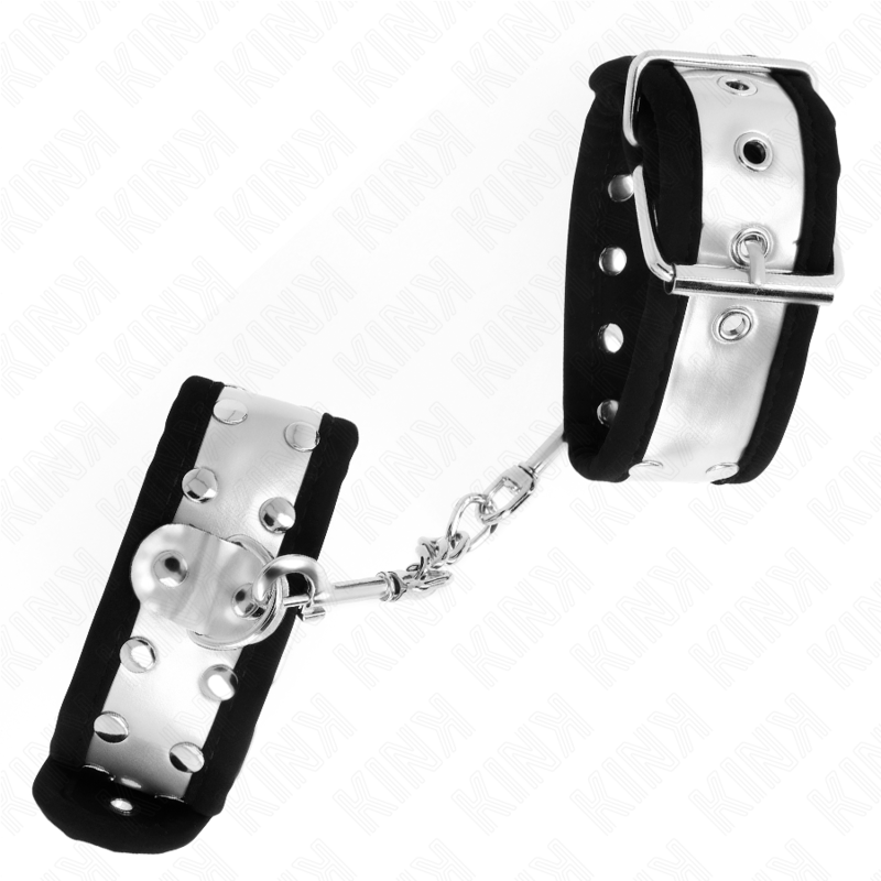 Kink - Appui-Poignets Fins Noir / Argent 30 X 4 Cm - Image 2