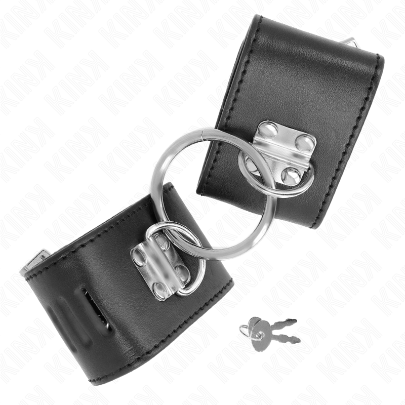 Kink - Vaste Polssteunen Met Ring En Verstelbare Zwarte Slot 16-23 Cm X 5,5 Cm - Image 2