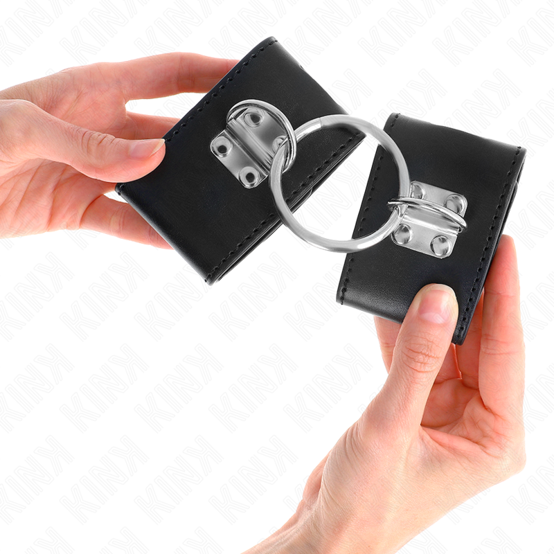 Kink - Vaste Polssteunen Met Ring En Verstelbare Zwarte Slot 16-23 Cm X 5,5 Cm - Image 3
