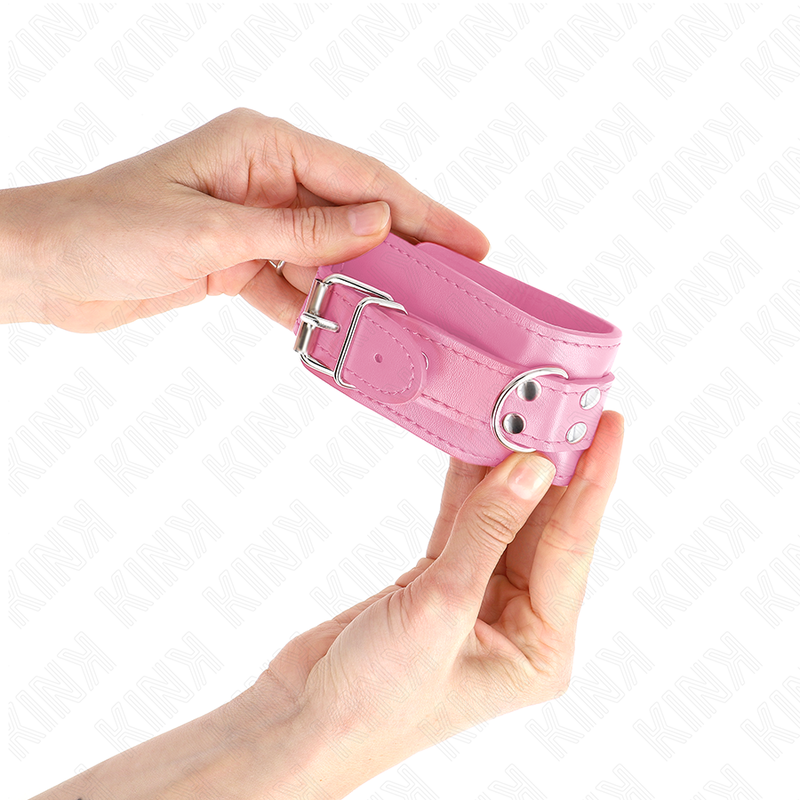 Kink - Appui-Poignets Simples Rose Réglable 20-23 Cm X 5,5 Cm - Image 2