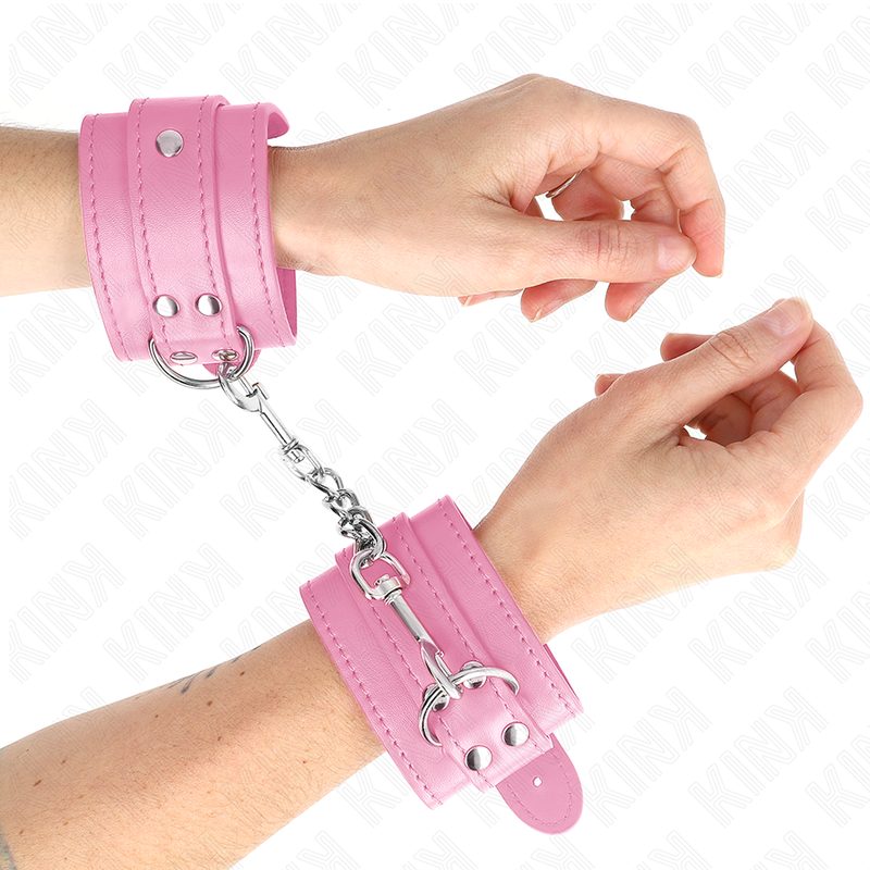 Kink - Appui-Poignets Simples Rose Réglable 20-23 Cm X 5,5 Cm - Image 4