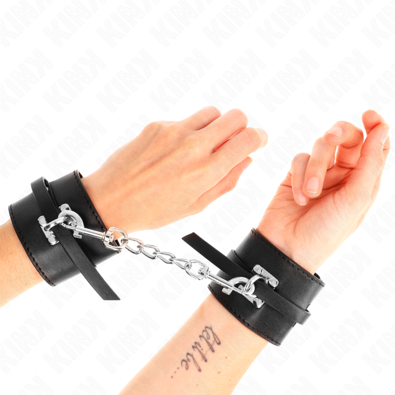 Kink - Appui-Poignets Verrouillables Deluxe Noir Ajustable 14,5-21 Cm X 6 Cm - Image 4