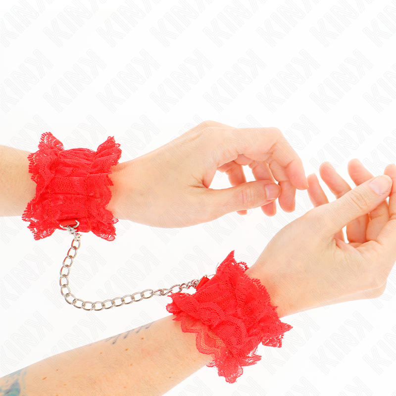 Kink - Elastische Polsboeien In Rood Kant - Image 3