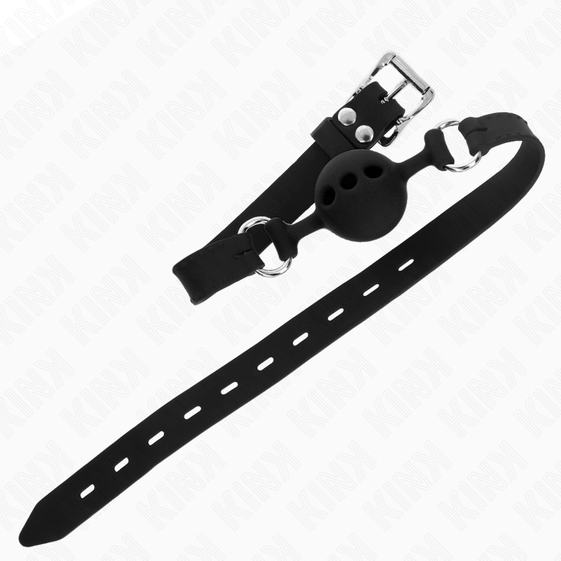 Kink - Volledige Silicone Bindmiddel 55 X 2 Cm Met Een Bal Van 4 Cm Maat S Verstelbaar 35-51 Cm - Image 3