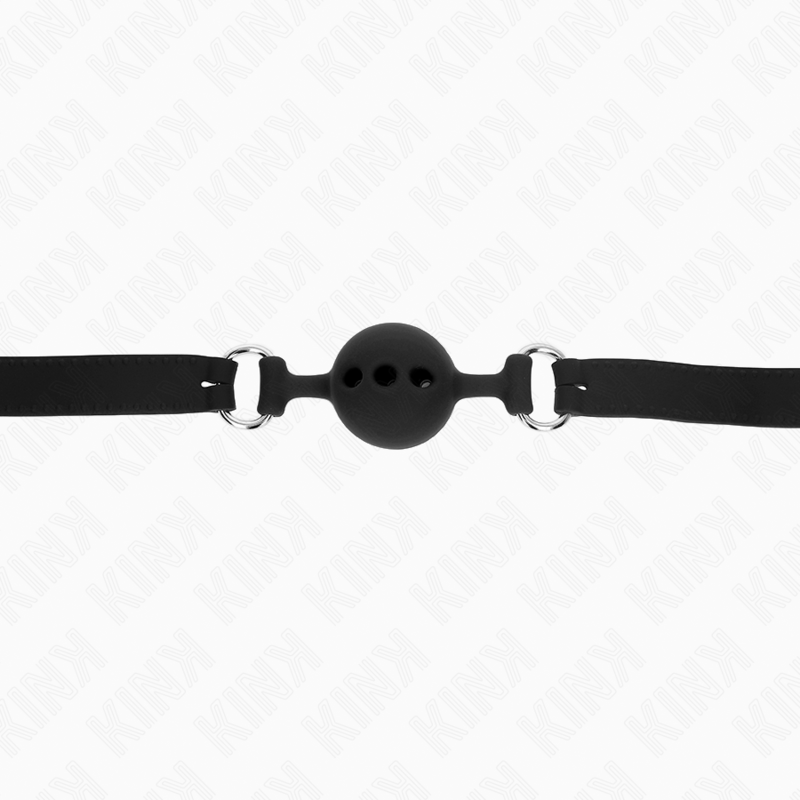 Kink - Volledige Silicone Bindmiddel 55 X 2 Cm Met Een Bal Van 4 Cm Maat S Verstelbaar 35-51 Cm - Image 5