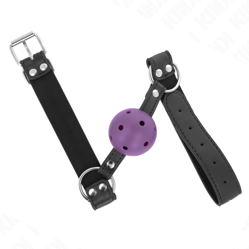Kink - Balle Respirante 4 Cm Bag Avec Double Rivet Violet 62,5 X 2,5 Cm Ajustable 42-58 Cm - Image 2