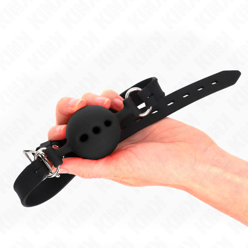 Kink - Volledig Silicone Stok 55 X 2 Cm Met Een Bal Van 5 Cm Maat L Verstelbaar 35-51 Cm - Image 3