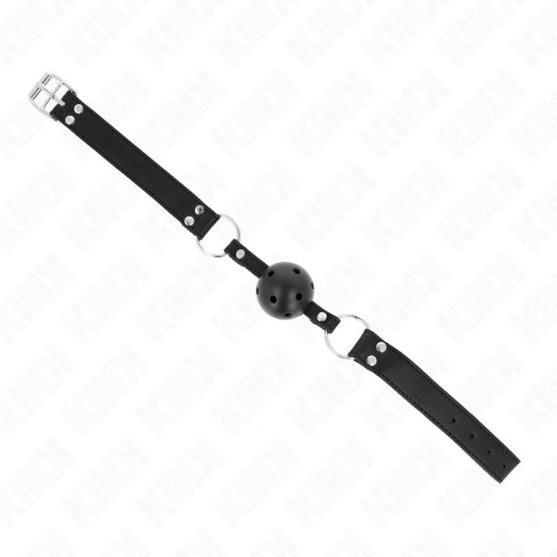 Kink - Bâton Respirant 4 Cm Avec Double Rivet Modèle 1 Noir 62,5 X 2,5 Cm Réglable 42-58 Cm - Image 3