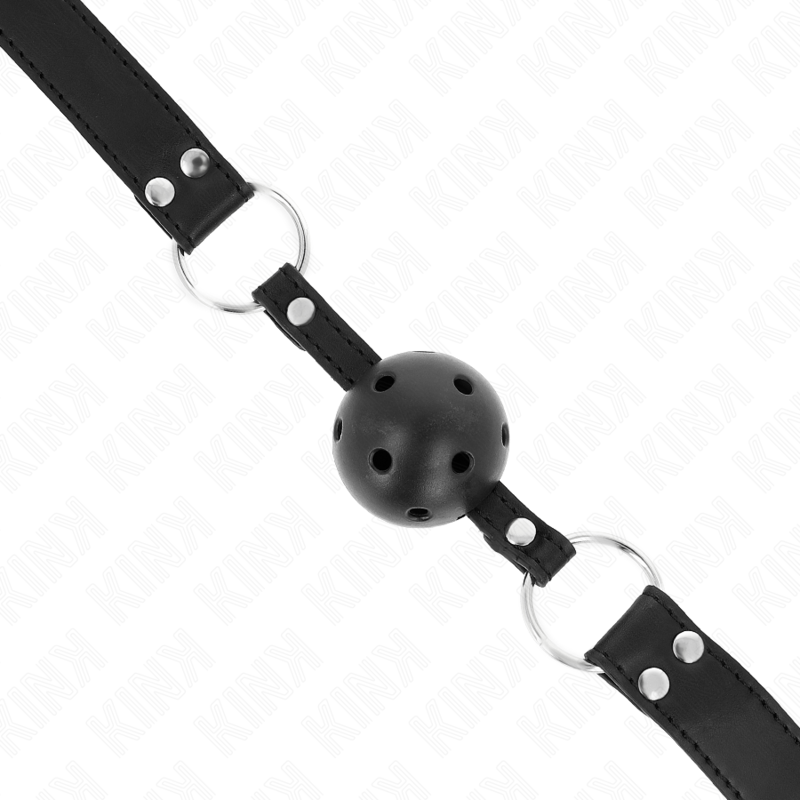 Kink - Bâton Respirant 4 Cm Avec Double Rivet Modèle 1 Noir 62,5 X 2,5 Cm Réglable 42-58 Cm - Image 4
