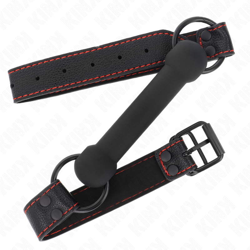 Kink - Bone Bag Avec Sangle En Cuir Noir Ajustable 41-57 Cm - Image 2
