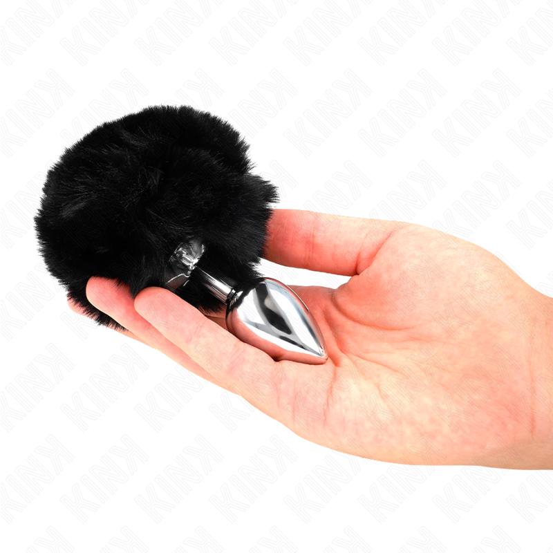 Kink - Stainless Steel Plug 7 X 3 Cm Met Nep Vossenstaart Van 8 Cm - Image 3