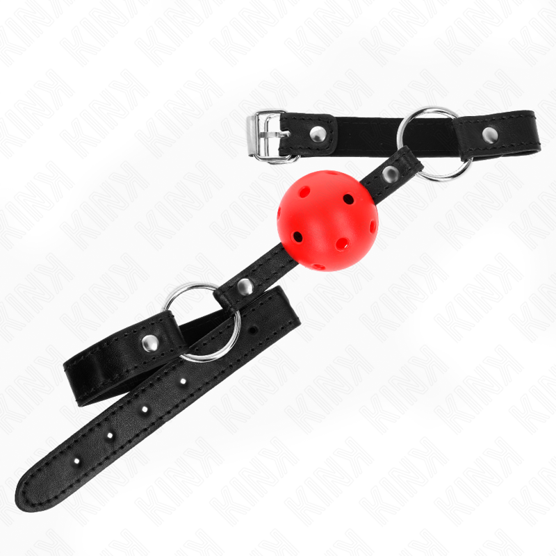 Kink - Hollow Hard Red Ball Gag Model 1 63,5 X 2 Cm - Image 2
