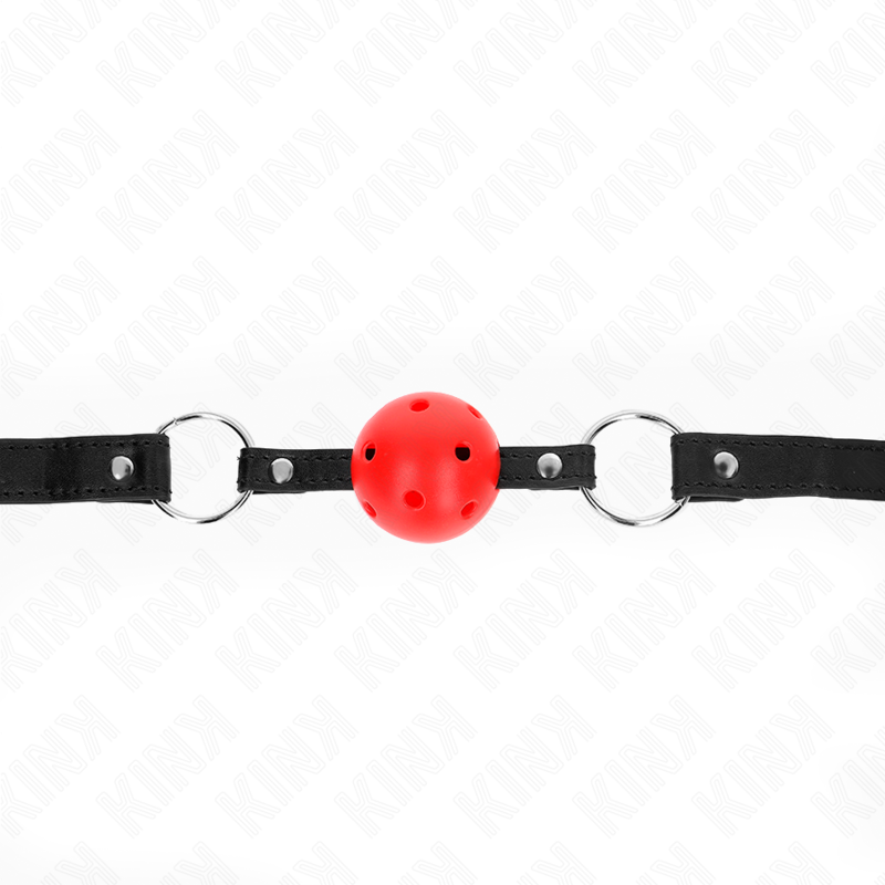 Kink - Hollow Hard Red Ball Gag Model 1 63,5 X 2 Cm - Image 4
