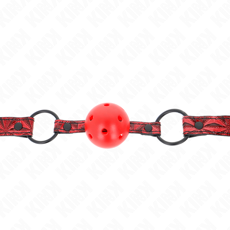 Kink - Boule Motif Diamant 4,5 Cm Gag Modèle 1 64,5 Cm Réglable 42-60 Cm - Image 3