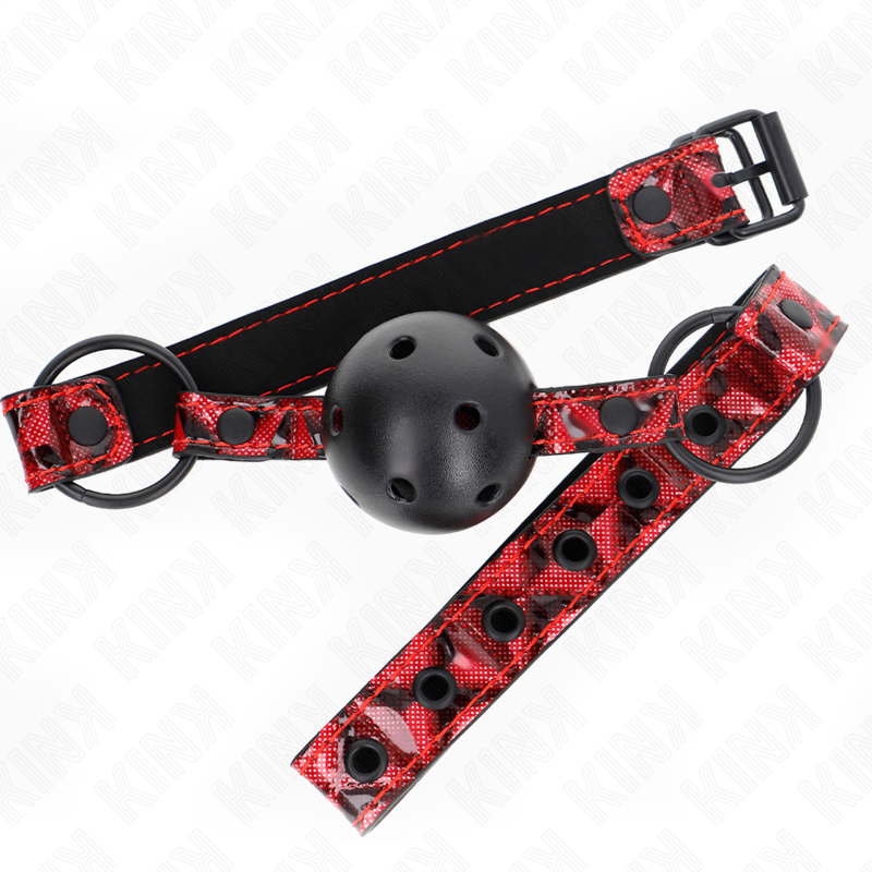 Kink - Diamant Patroon Bal 4,5 Cm Gag Model 2 64,5 Cm Verstelbaar 42-60 Cm - Image 2
