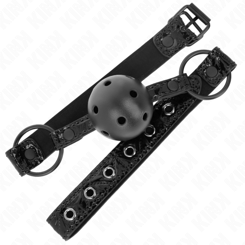 Kink - Boule Motif Diamant 4,5 Cm Gag Modèle 3 64,5 Cm Réglable 42-60 Cm - Image 2