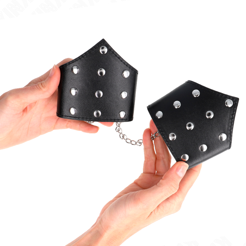 Kink - Bracelets Style Point Noir Avec Chaîne Réglable 17-23 Cm X 8,5 Cm - Image 3