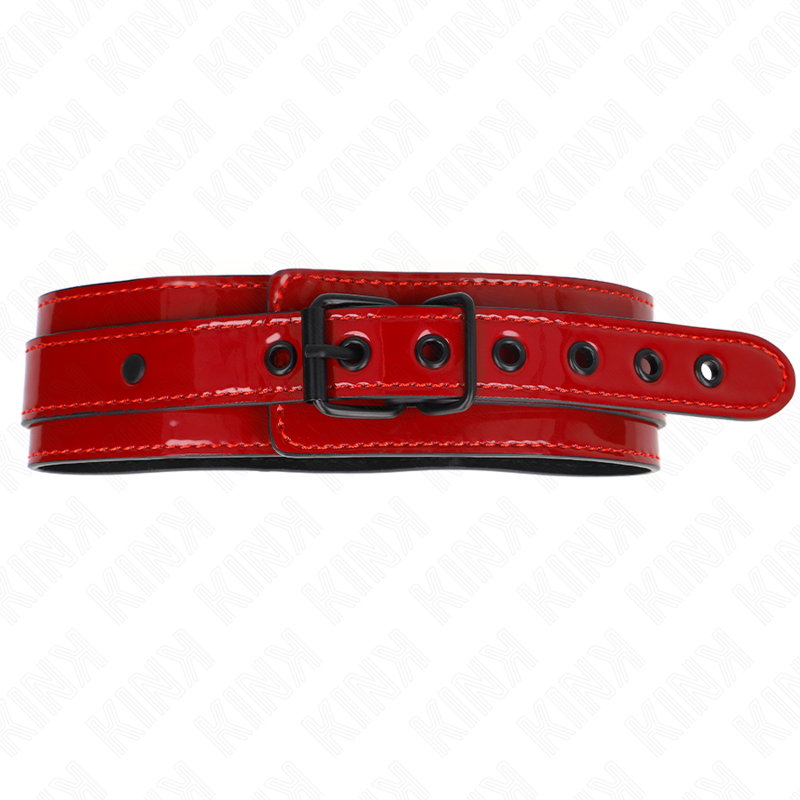 Kink - Collier Ajustable Rouge Vin 37,5-49,5 Cm X 5 Cm - Image 3