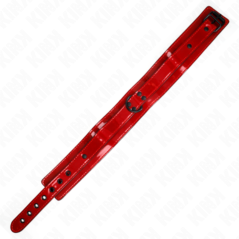 Kink - Collier Ajustable Rouge Vin 37,5-49,5 Cm X 5 Cm - Image 4