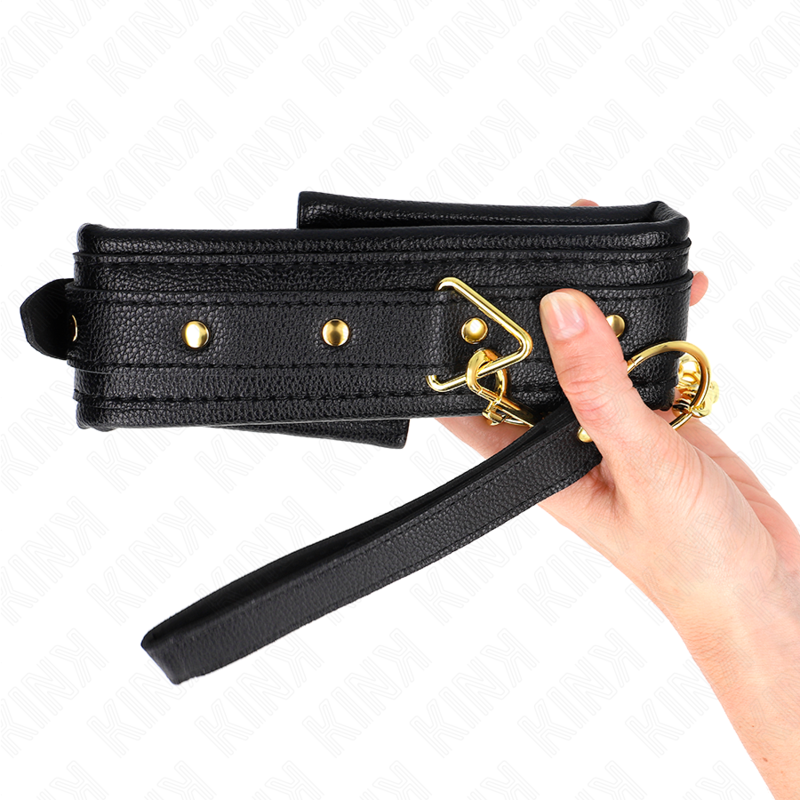 Kink - Harnas Met Imitatie Leer En Sponskraag Model 1 Verstelbaar 37-54 Cm X 3 Cm - Image 4