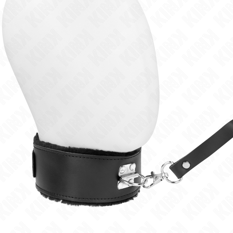 Kink - Collier Avec Ceinture 116 Cm Avec Bracelet En Cuir Noir Ajustable 40-48 Cm X 6 Cm - Image 2