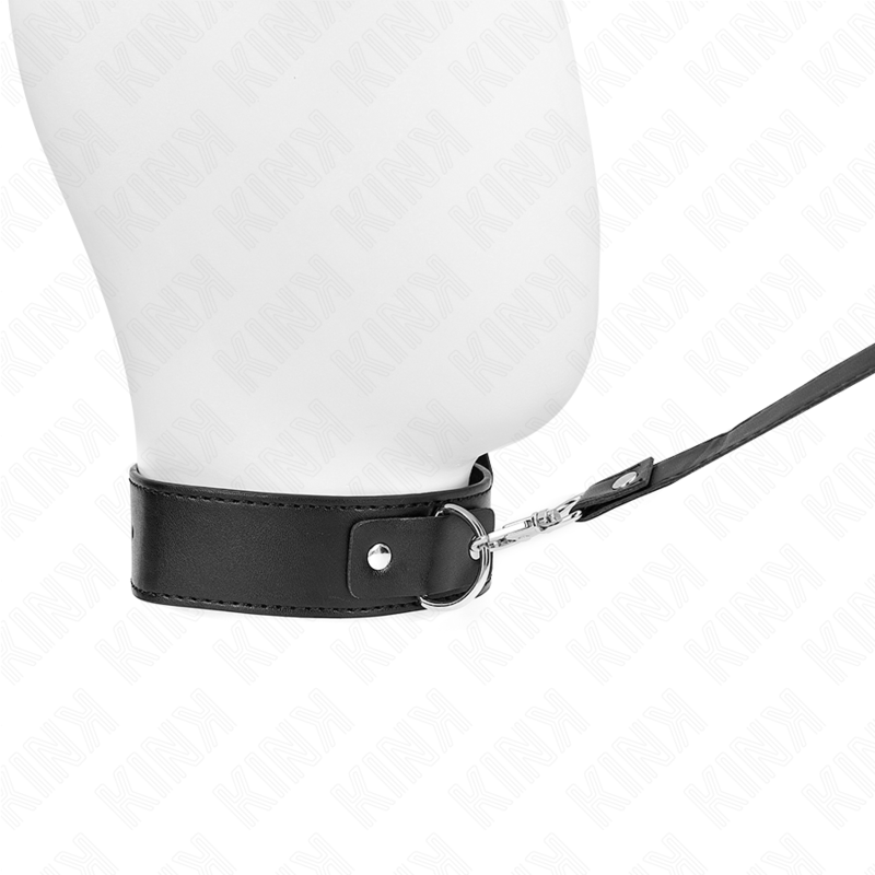 KINK - NECKLACE WITH BELT 116 CM BLACK STRAP ADJUSTABLE 32-50 CM X 8 CM - Image 4