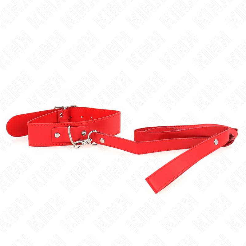 KINK - NECKLACE WITH BELT 116 CM ROJO STRAP ADJUSTABLE 32-50 CM X 8 CM - Image 3