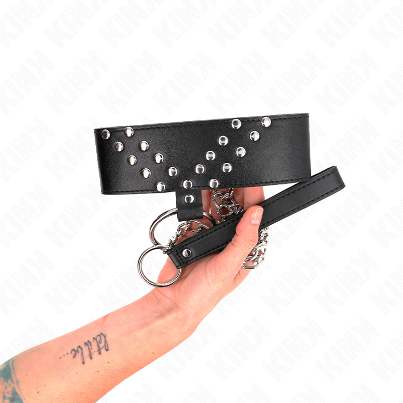 Kink - Hangslede Met Riem 65 Cm Met Verstelbare V Rivet 36-43 Cm X 5 Cm - Image 3