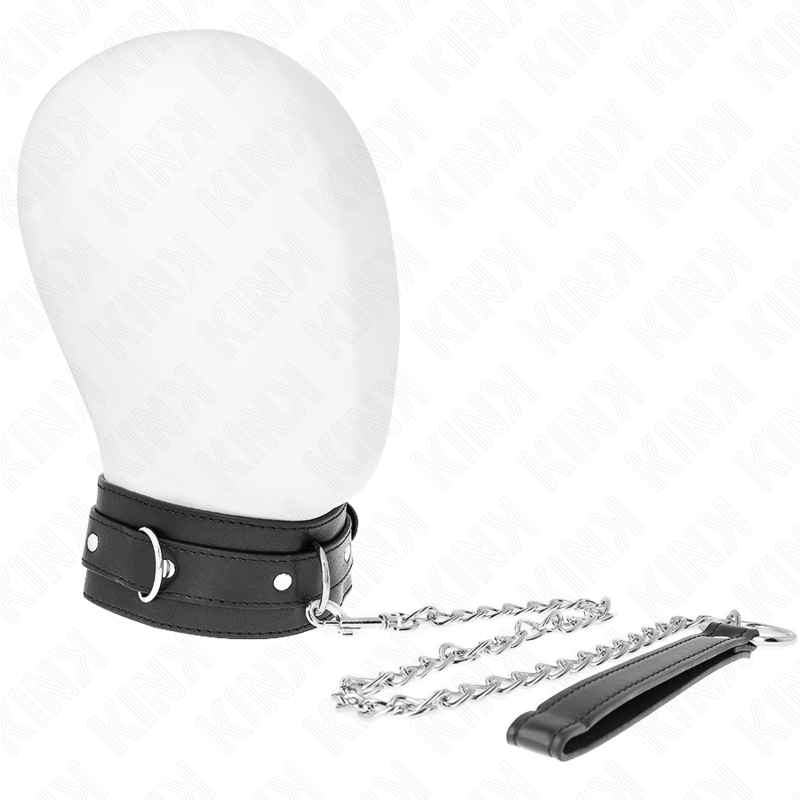 Kink - Collier Avec Ceinture 65 Cm Avec Sangle Noir 54 X 4,5 Cm - Image 2