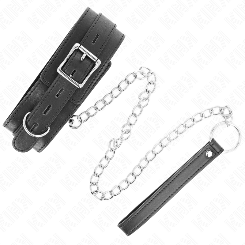 Kink - Collier Avec Ceinture 65 Cm Avec Sangle Noir 54 X 4,5 Cm - Image 5