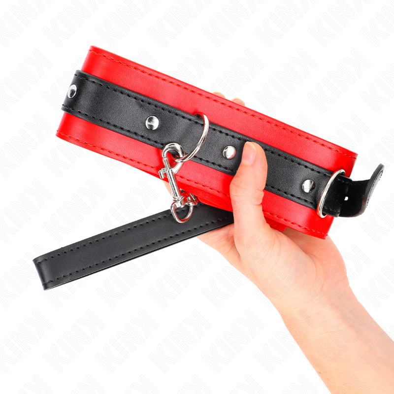 Kink - Collier Avec Ceinture 65 Cm Avec Sangle Rouge 54 X 4,5 Cm - Image 4