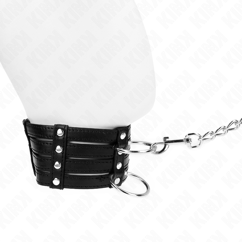 Kink - Collier Avec Ceinture 65 Cm Sub Style Ajustable 35-51 Cm X 7 Cm - Image 3