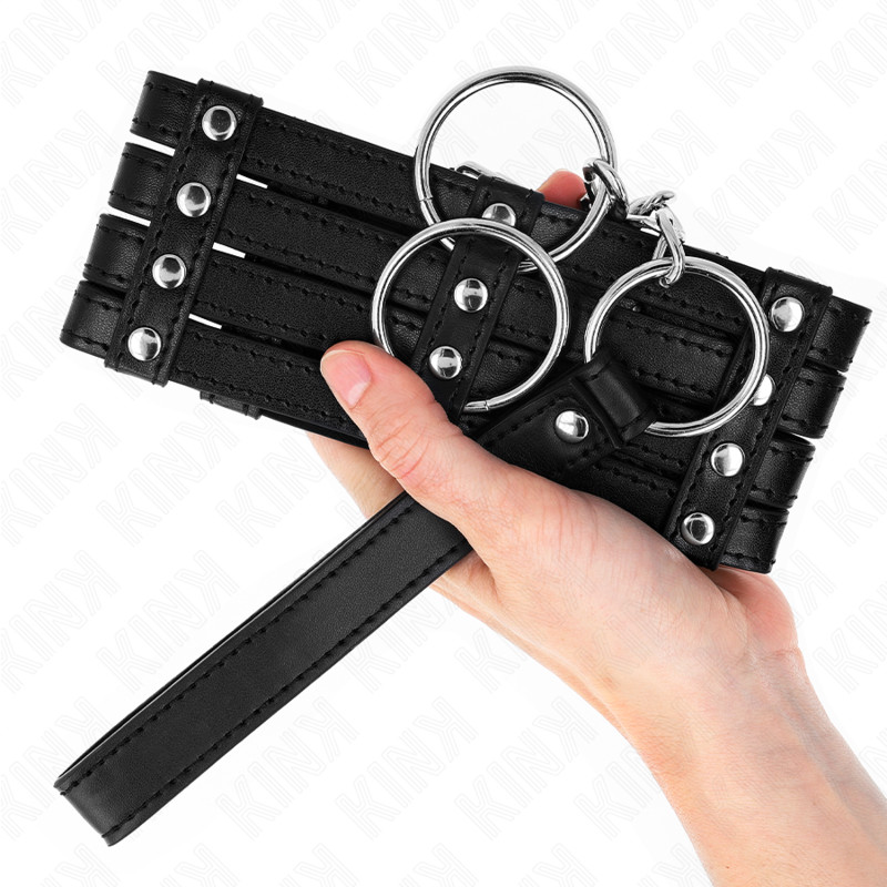 Kink - Collier Avec Ceinture 65 Cm Sub Style Ajustable 35-51 Cm X 7 Cm - Image 4
