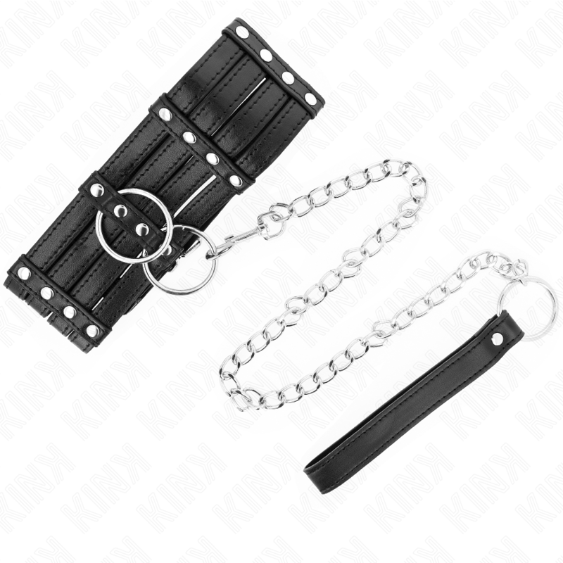 Kink - Collier Avec Ceinture 65 Cm Sub Style Ajustable 35-51 Cm X 7 Cm - Image 5