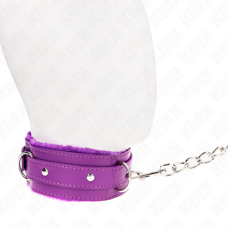KINK - COLLIER AVEC LAISSE 65 CM AVEC RESTRICTIONS VIOLET 36-42 CM X 5,5 CM - Image 3