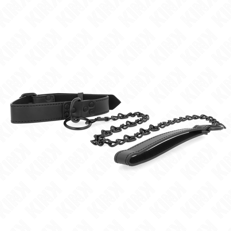 Kink - Collier Avec Laisse Foncée 65 Cm Ajustable 37-54 Cm X 3 Cm - Image 3