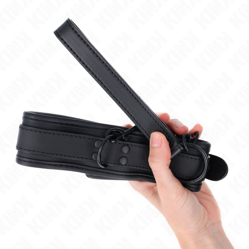 Kink - Collier De Bondage En Néoprène Modèle 1 Avec Ceinture 78 Cm Réglable 37,5 X 49,5 Cm - Image 4