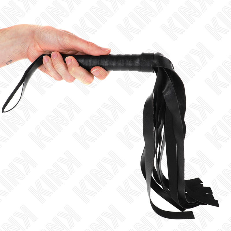 KINK - Zwarte brede staart zweep 48,5 CM - Image 3