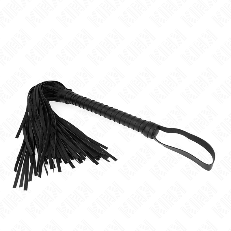 Kink - Fouet Avec Manche Texturé Noir 48,5 Cm - Image 2