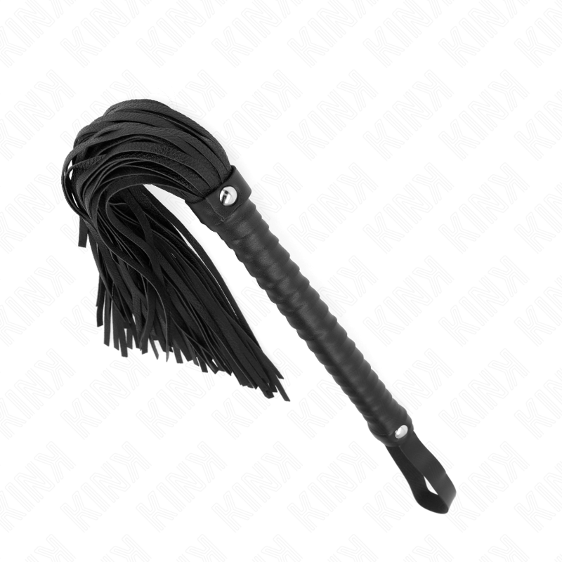 Kink - Fouet Avec Manche Texturé Noir 48,5 Cm - Image 3