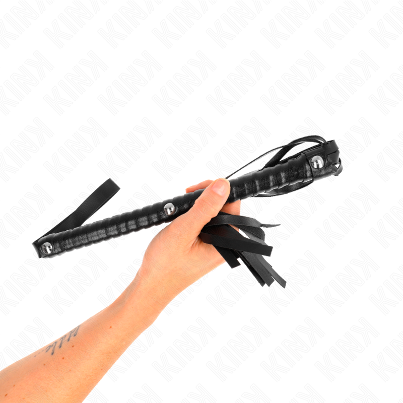 Kink - Fouet Avec Manche Texturé Noir 48,5 Cm - Image 4