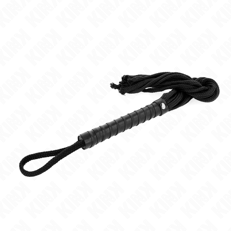 KINK - ZWARTE Touwzweep 56 CM - Image 2