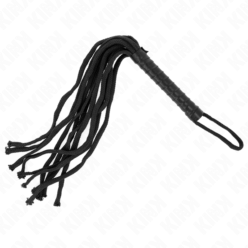 KINK - ZWARTE Touwzweep 56 CM - Image 3
