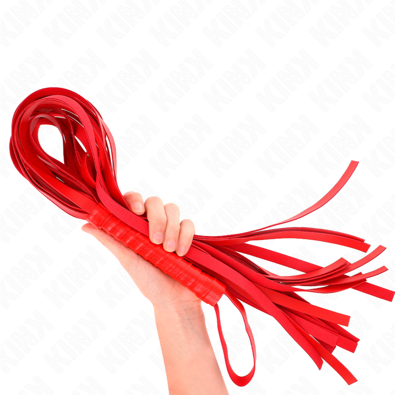 Kink - Rode Whip Korte Handvat Lang Staart 70 Cm - Image 3