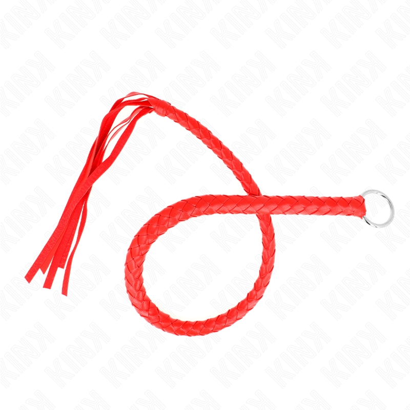 Kink - Slangen Whip Met Rode Ring 65 Cm - Image 2