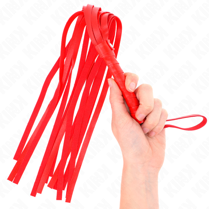 Kink - Fouet Simple Rouge 45 Cm - Image 2