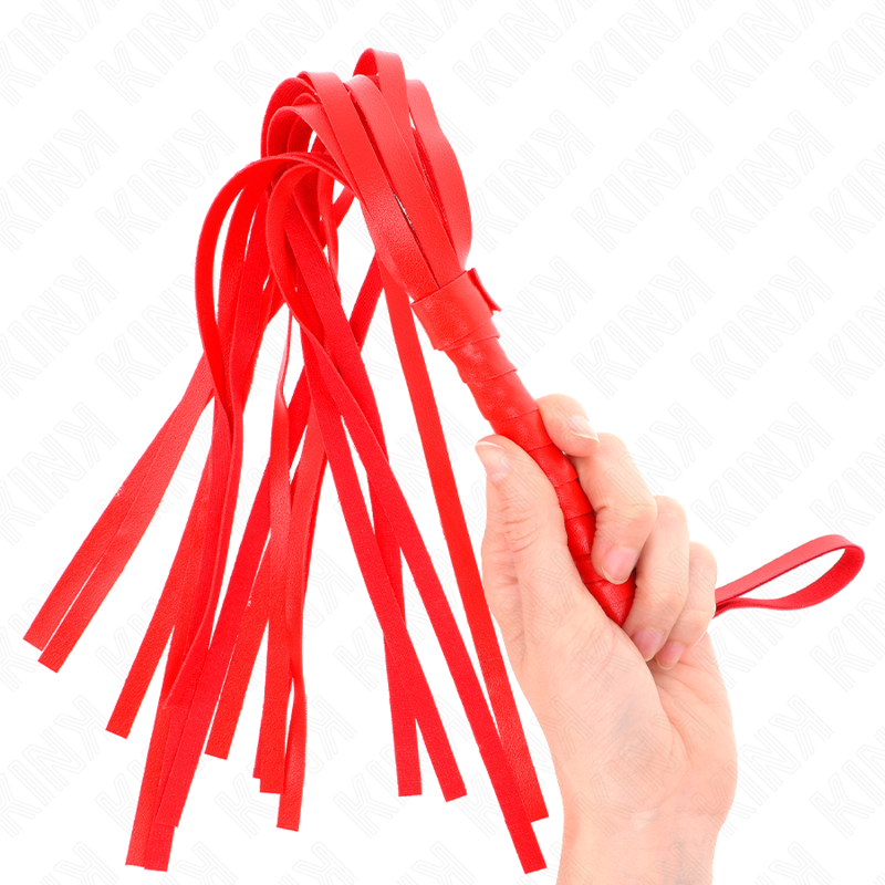 Kink - Fouet Simple Rouge 45 Cm - Image 3