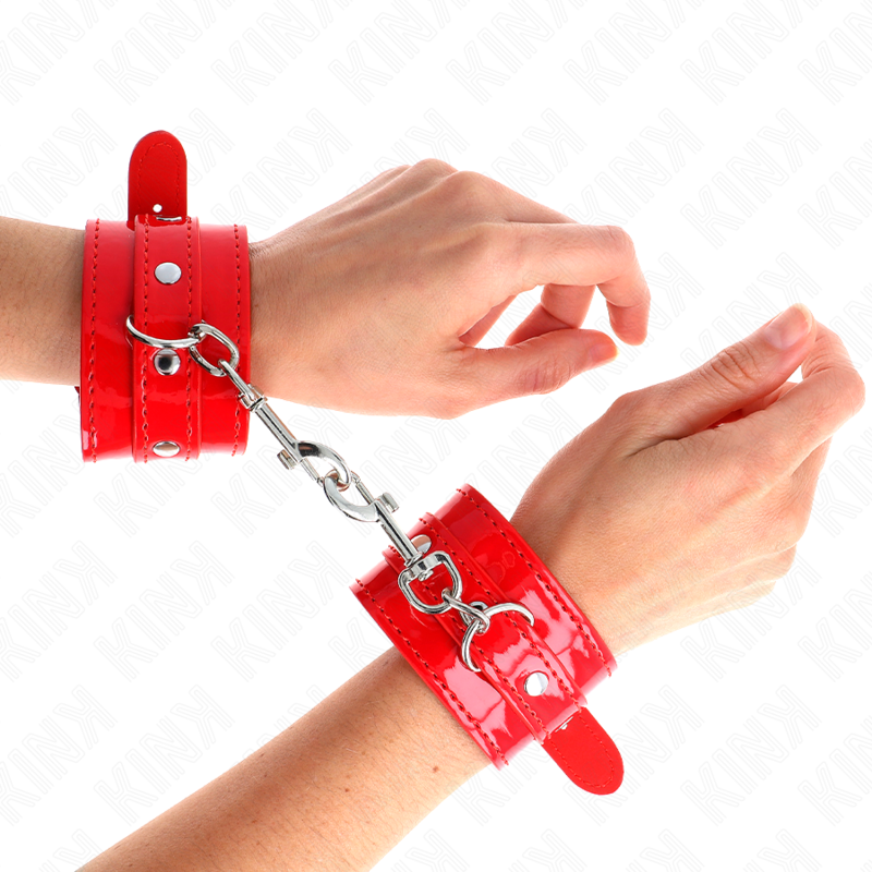 Kink - Aanpasbare Glanzen Polsboeien Rood 23-33 Cm - Image 4